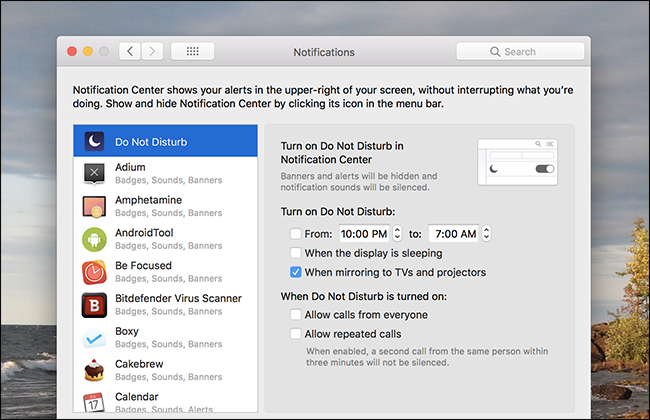 how to turn off notifications on mac for messages